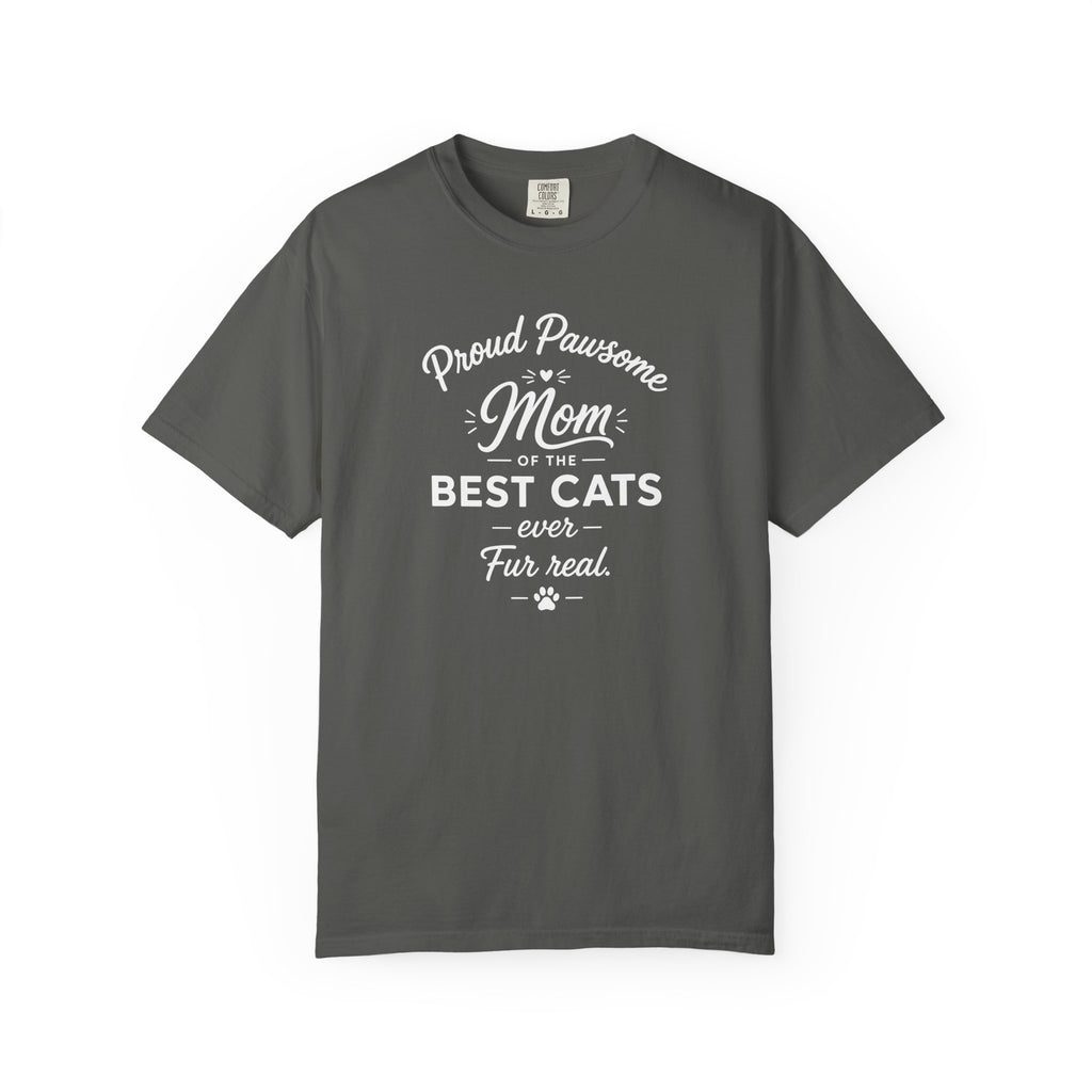 Proud Pawsome Cat Mom T-Shirt