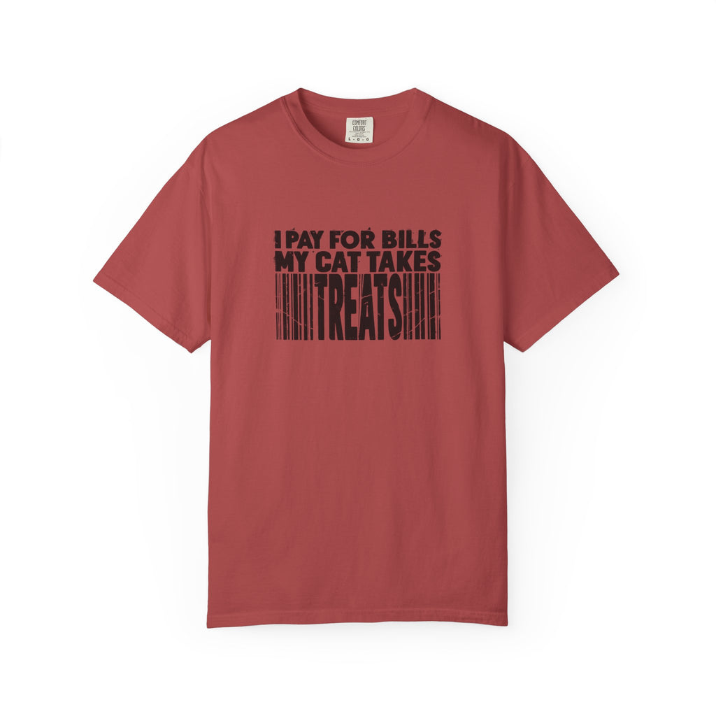 I Pay for Bills My Cat Takes Treats T-Shirt