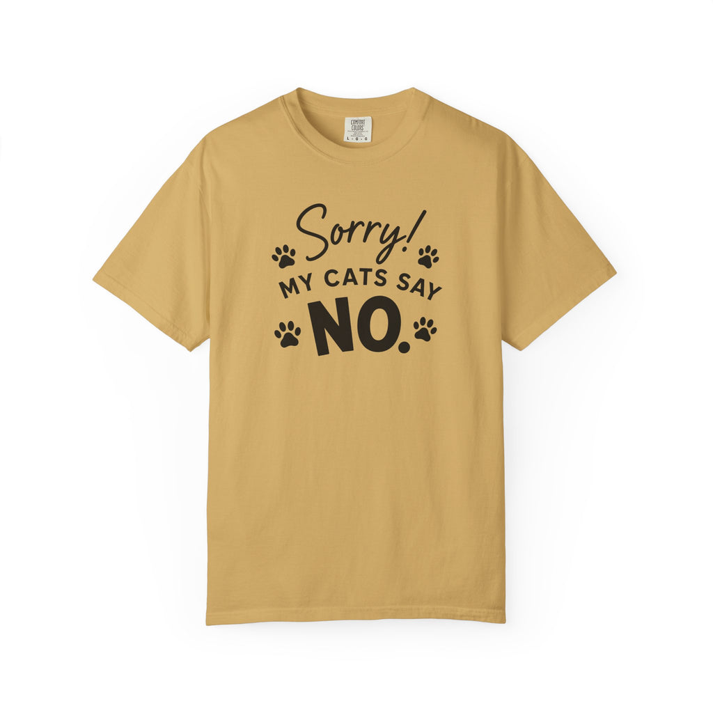 Beige t-shirt with 'Camp TV' graphic design on a white background