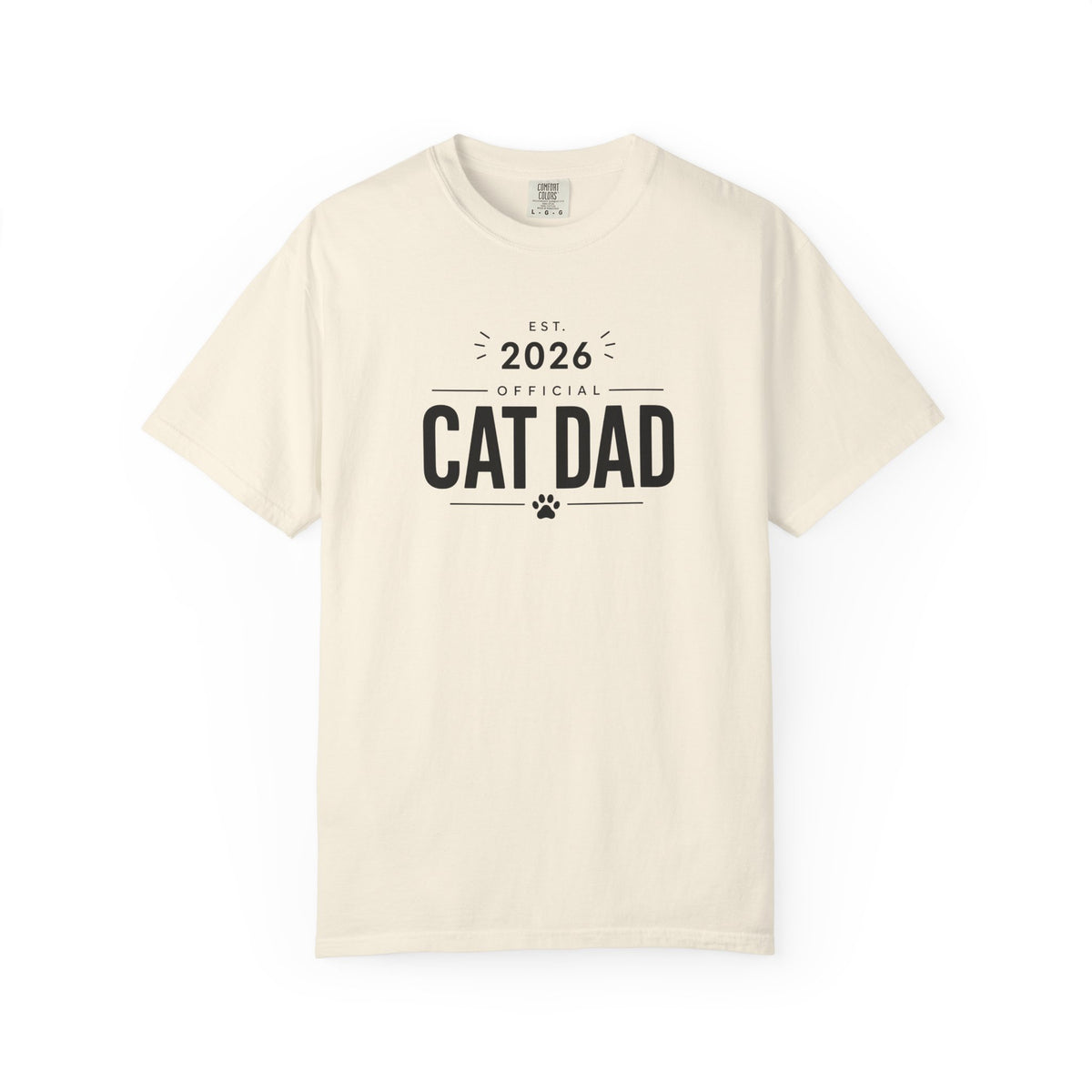 Official Cat Dad Est. 2026 T-Shirt