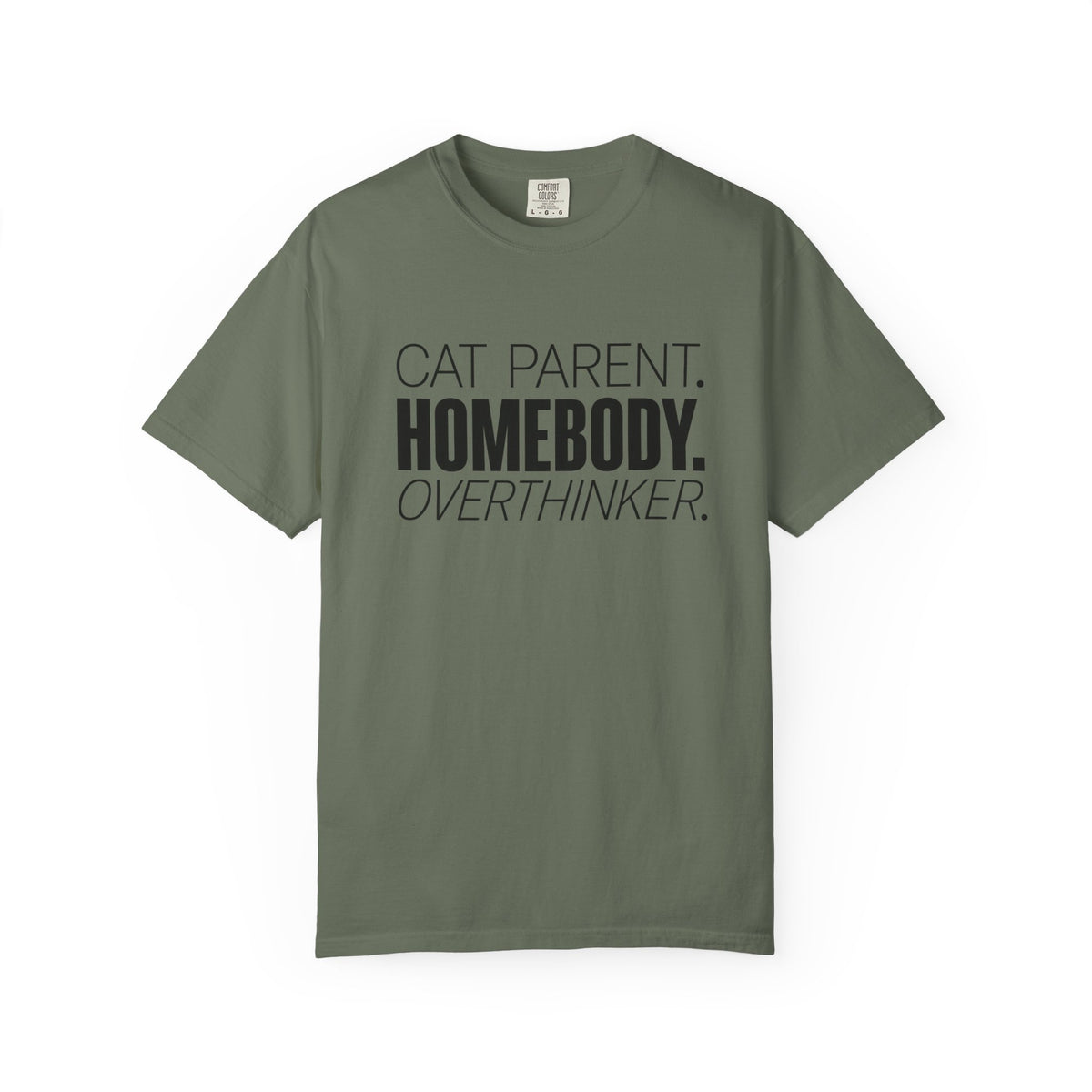 Cat Parent Homebody Overthinker T-Shirt