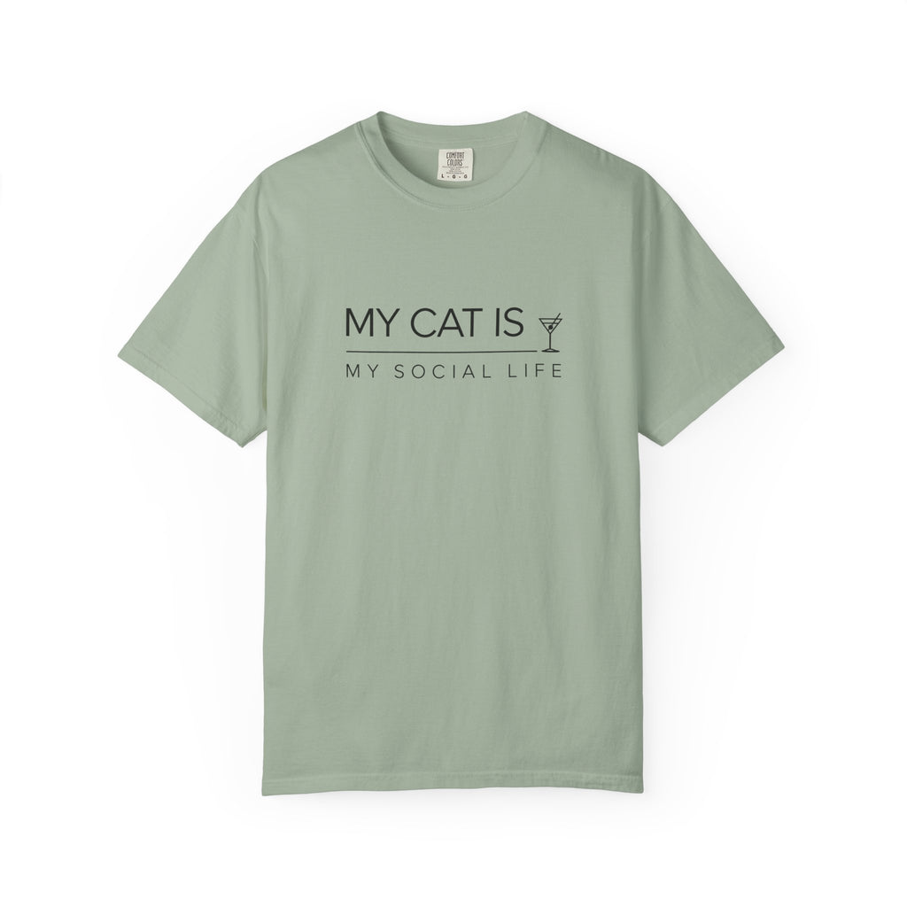 My Cat Is My Social Life T-Shirt