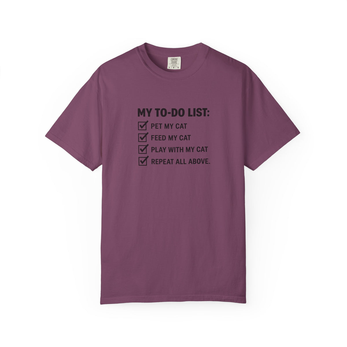 My To-Do List Cat T-Shirt
