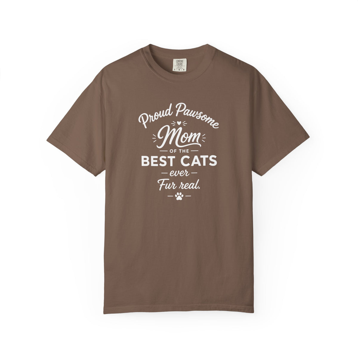 Proud Pawsome Cat Mom T-Shirt