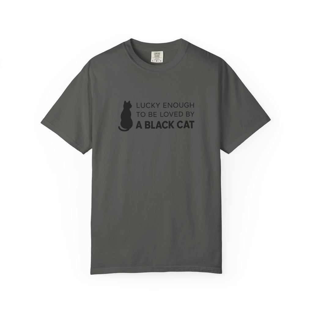 Lucky Enough to Be Loved by a Black Cat T-Shirt