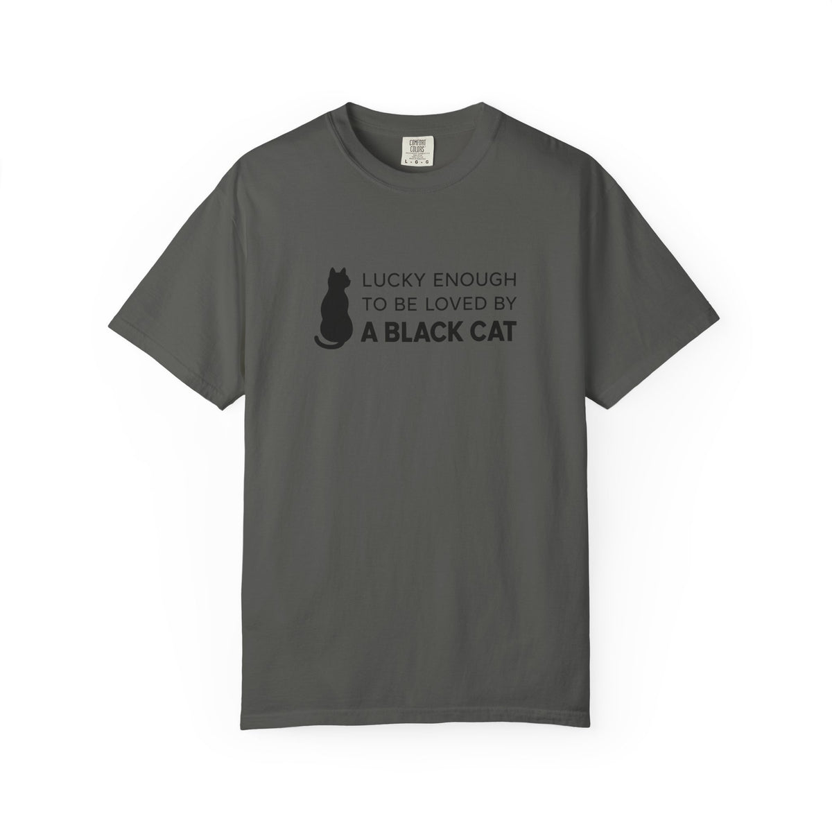 Lucky Enough to Be Loved by a Black Cat T-Shirt