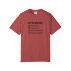 My To-Do List Cat T-Shirt