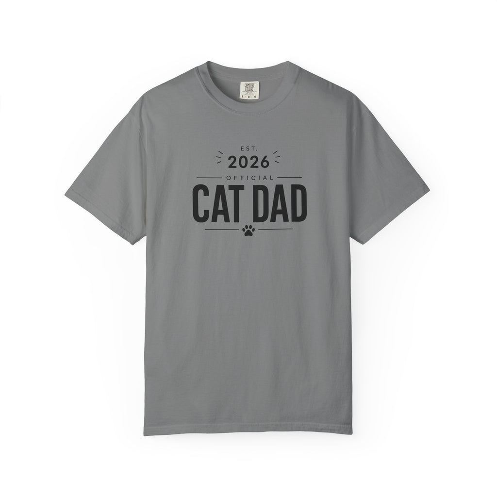 Official Cat Dad Est. 2026 T-Shirt