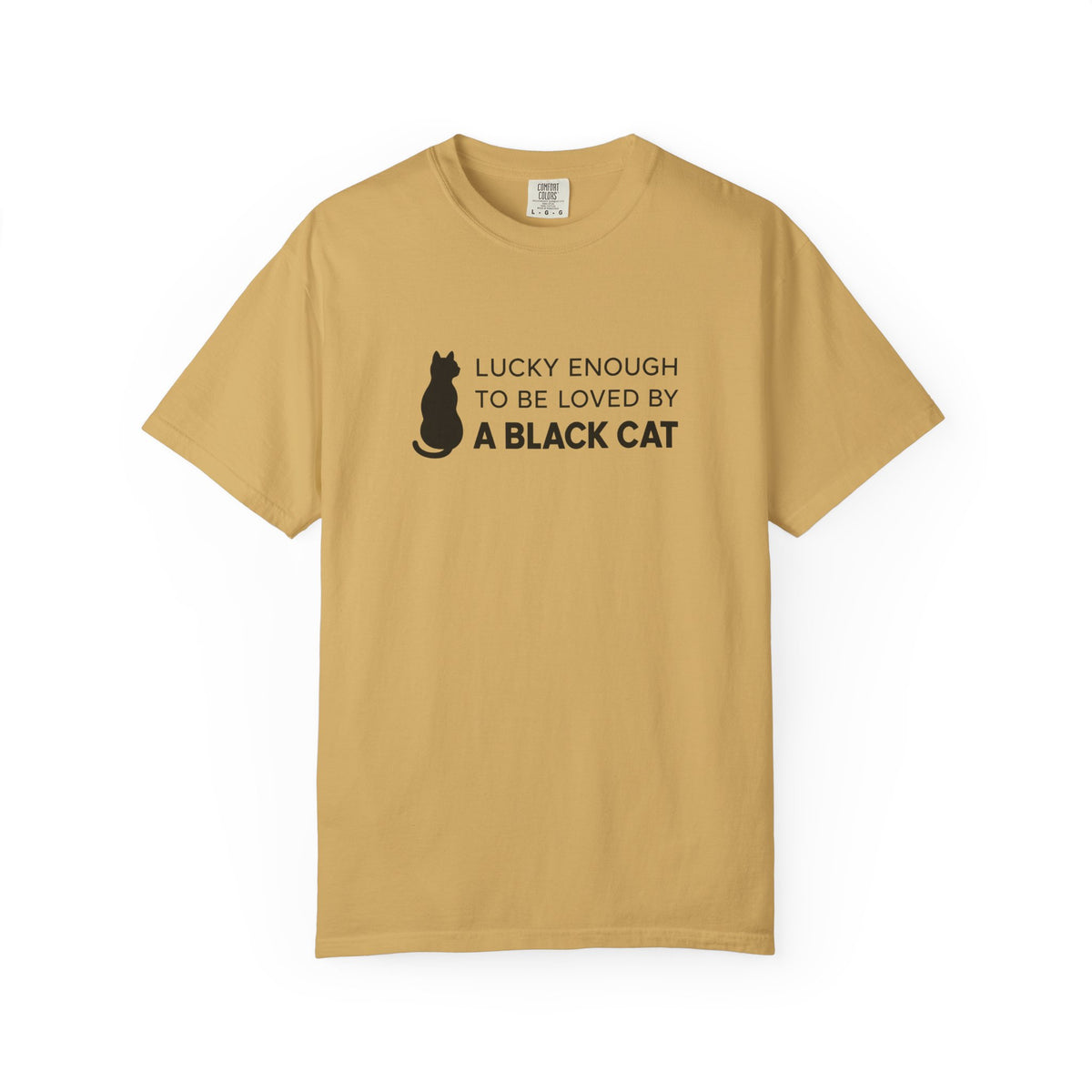 Lucky Enough to Be Loved by a Black Cat T-Shirt