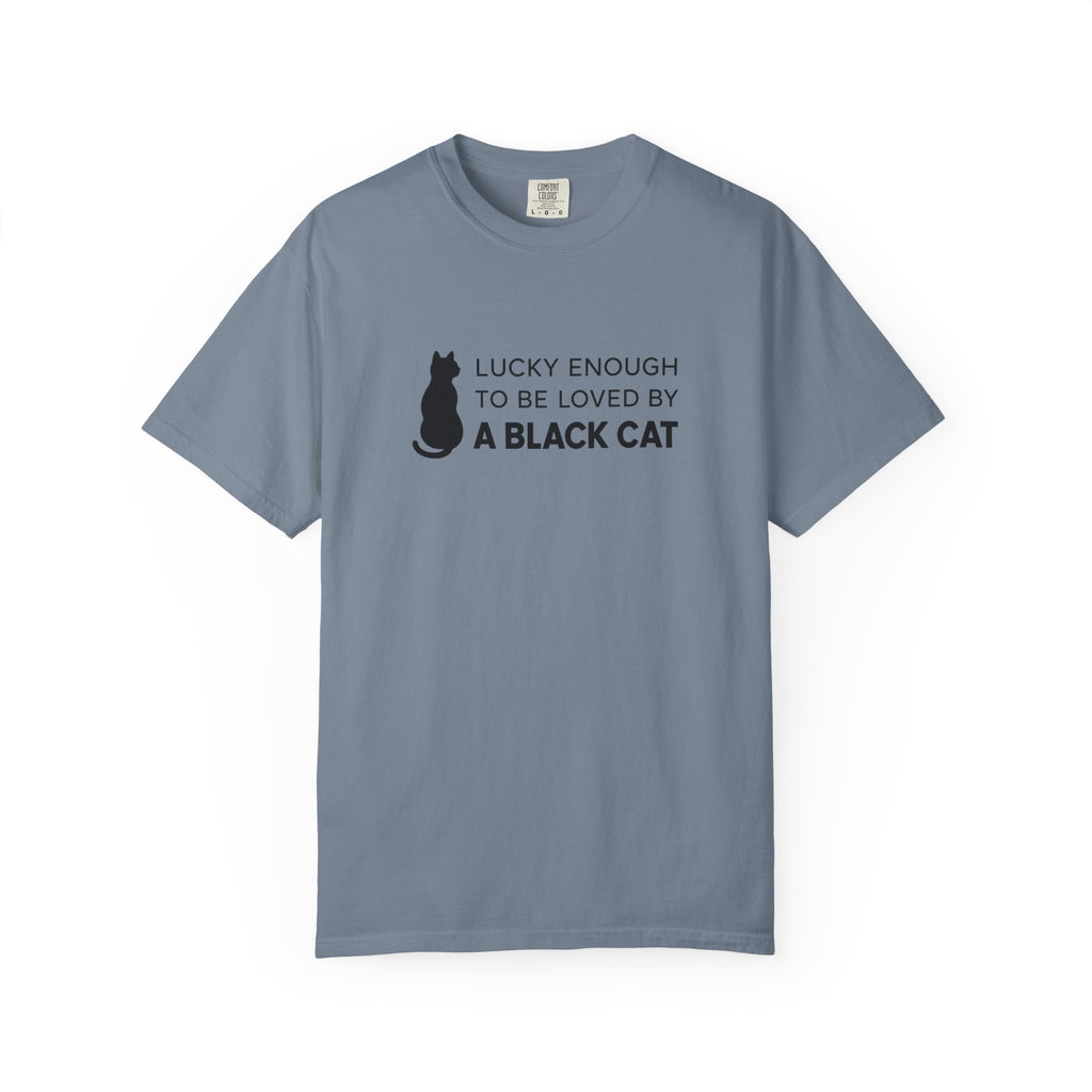 Lucky Enough to Be Loved by a Black Cat T-Shirt