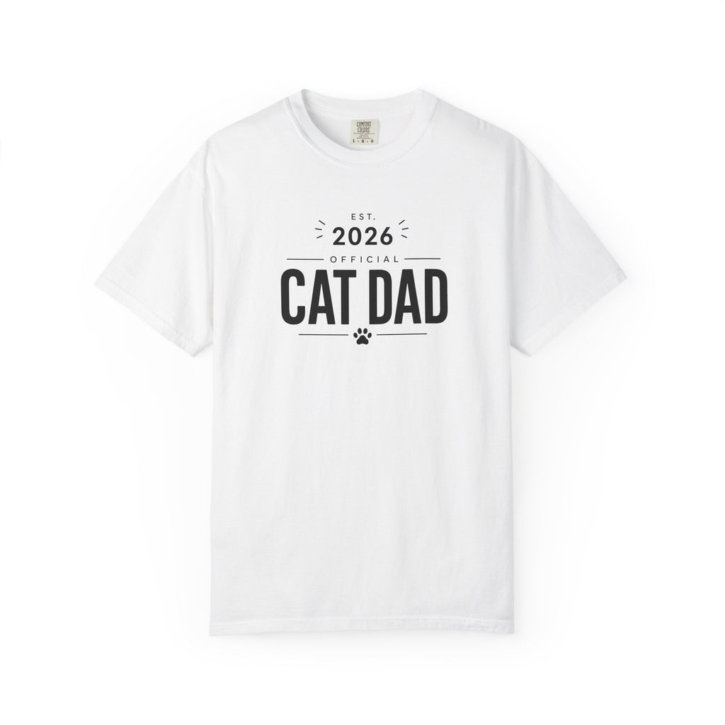 Official Cat Dad Est. 2026 T-Shirt