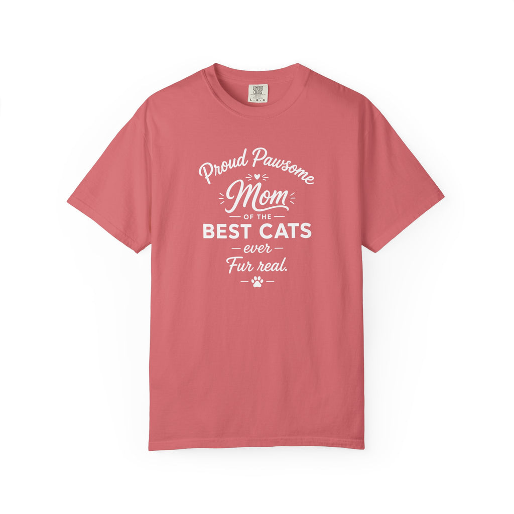 Proud Pawsome Cat Mom T-Shirt