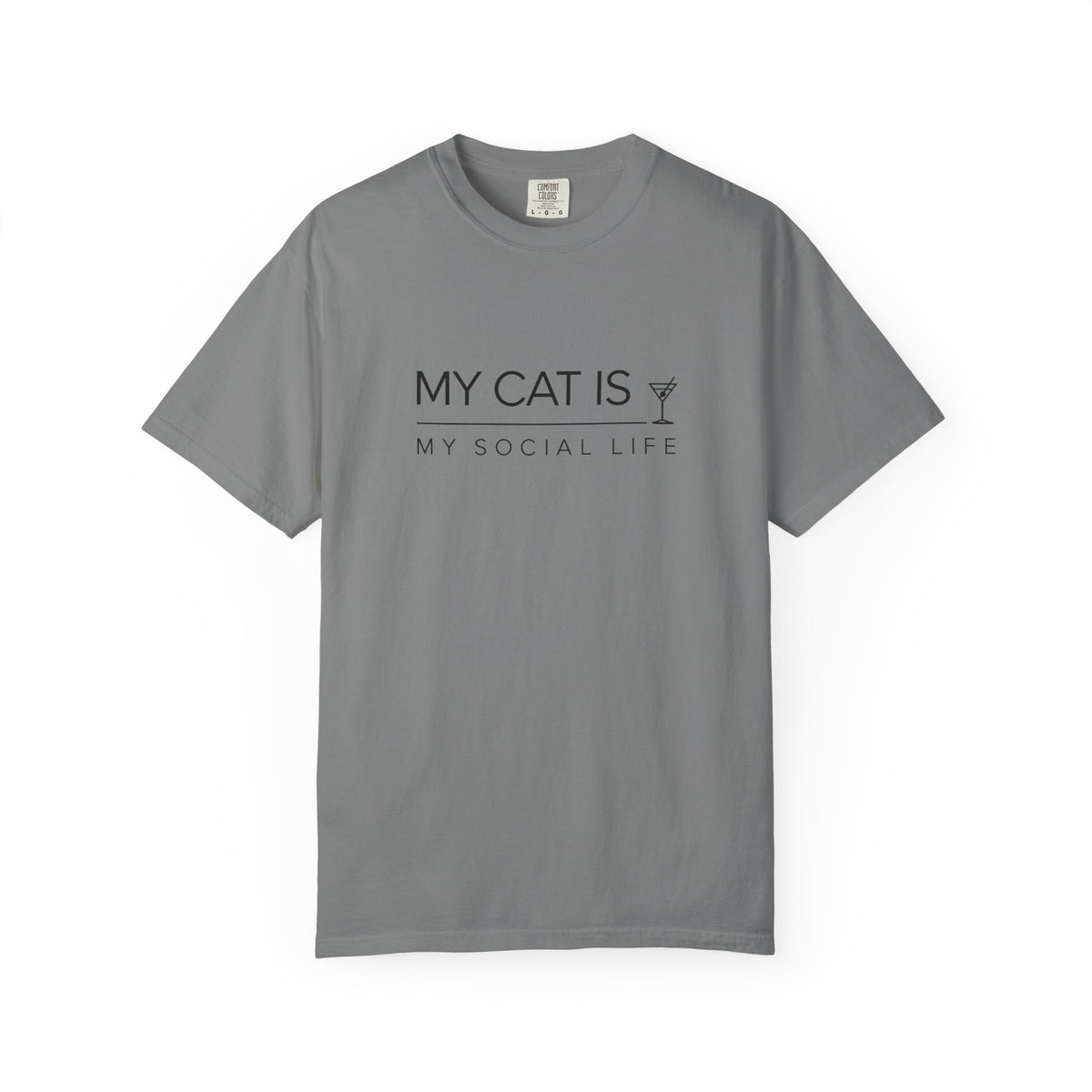 My Cat Is My Social Life T-Shirt