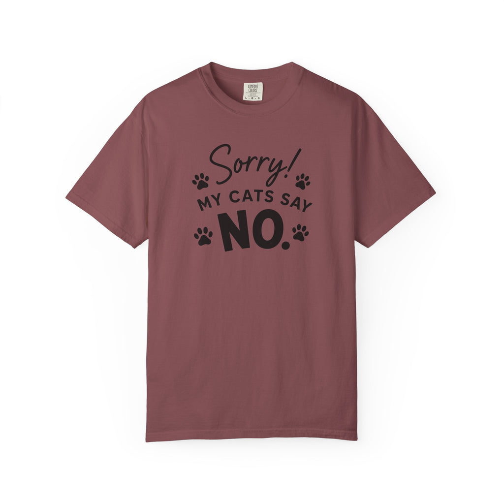 Pink t-shirt with 'Cactus & Crown' text on a white background