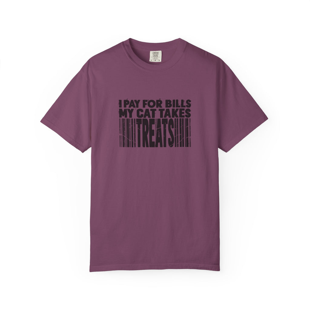 I Pay for Bills My Cat Takes Treats T-Shirt
