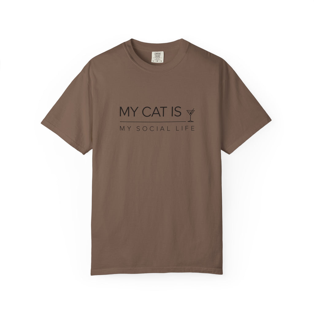 My Cat Is My Social Life T-Shirt