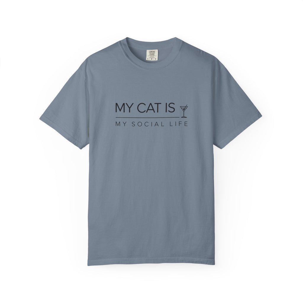 My Cat Is My Social Life T-Shirt