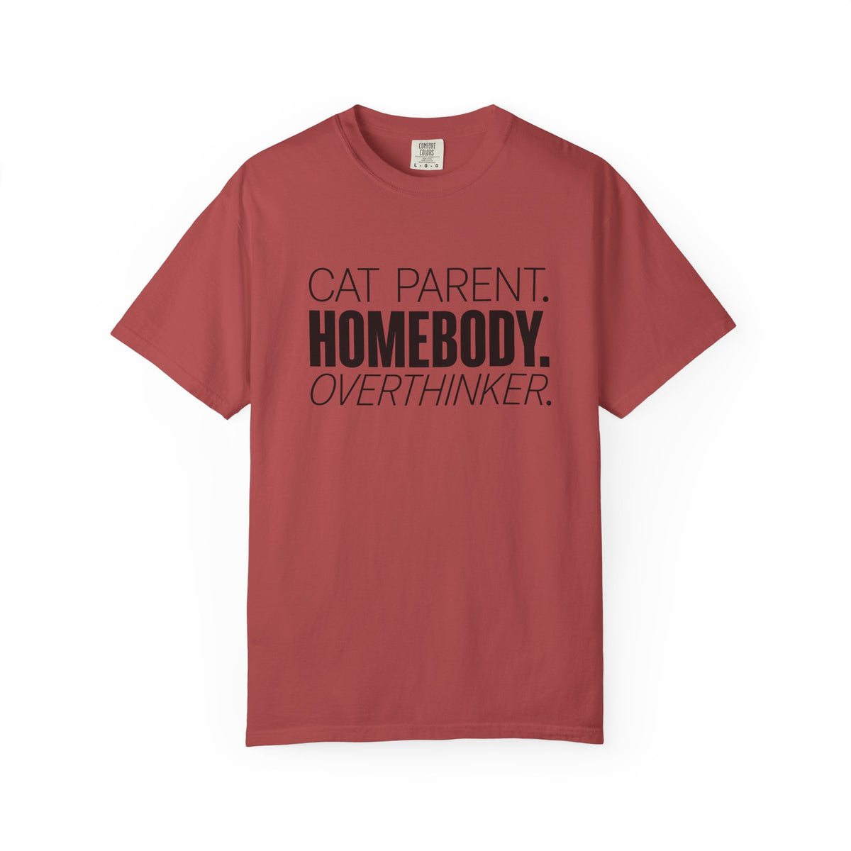 Cat Parent Homebody Overthinker T-Shirt