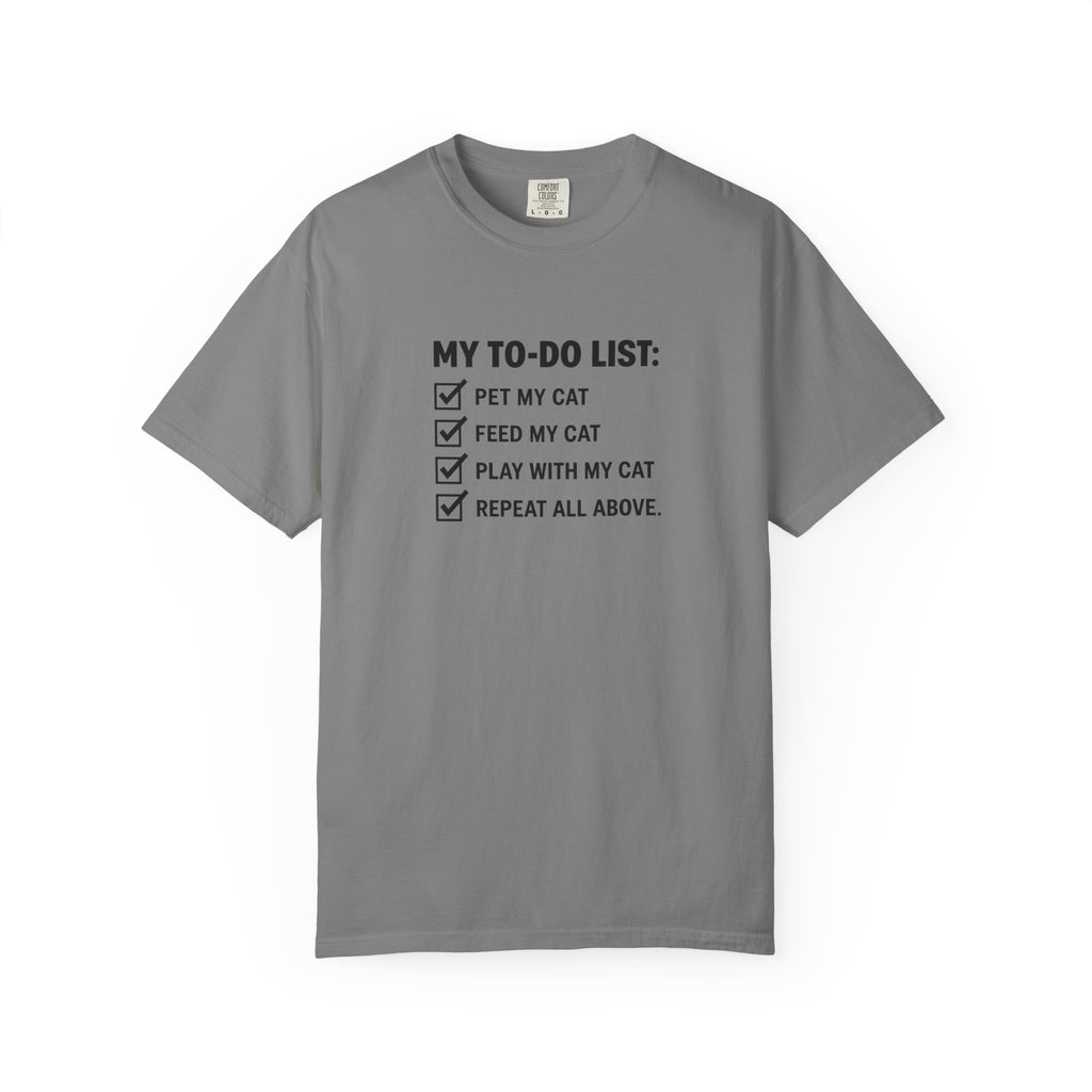 My To-Do List Cat T-Shirt