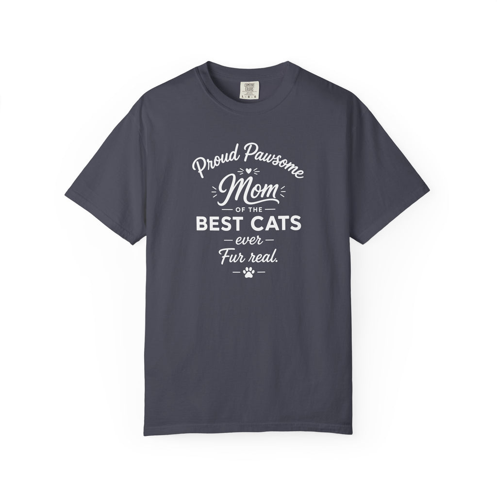 Proud Pawsome Cat Mom T-Shirt