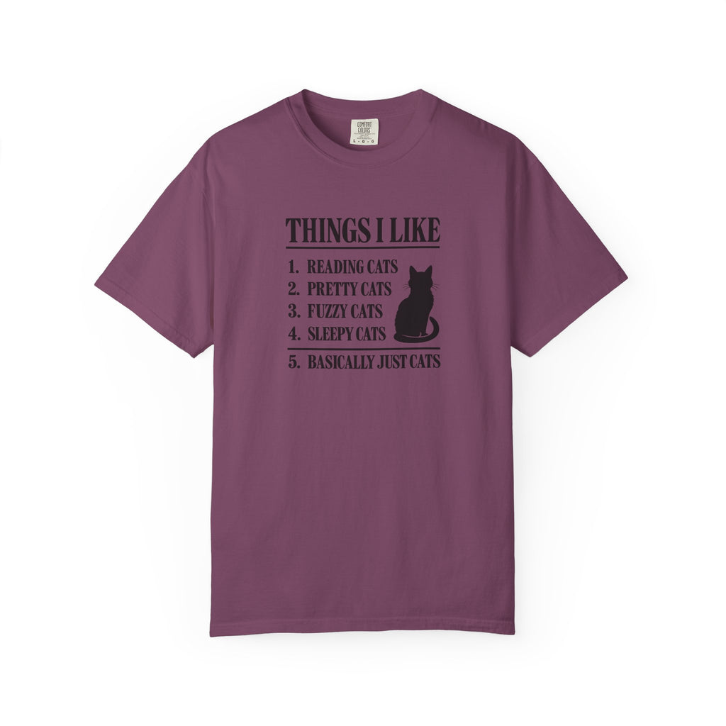 Things I Like: Basically Just Cats T-Shirt