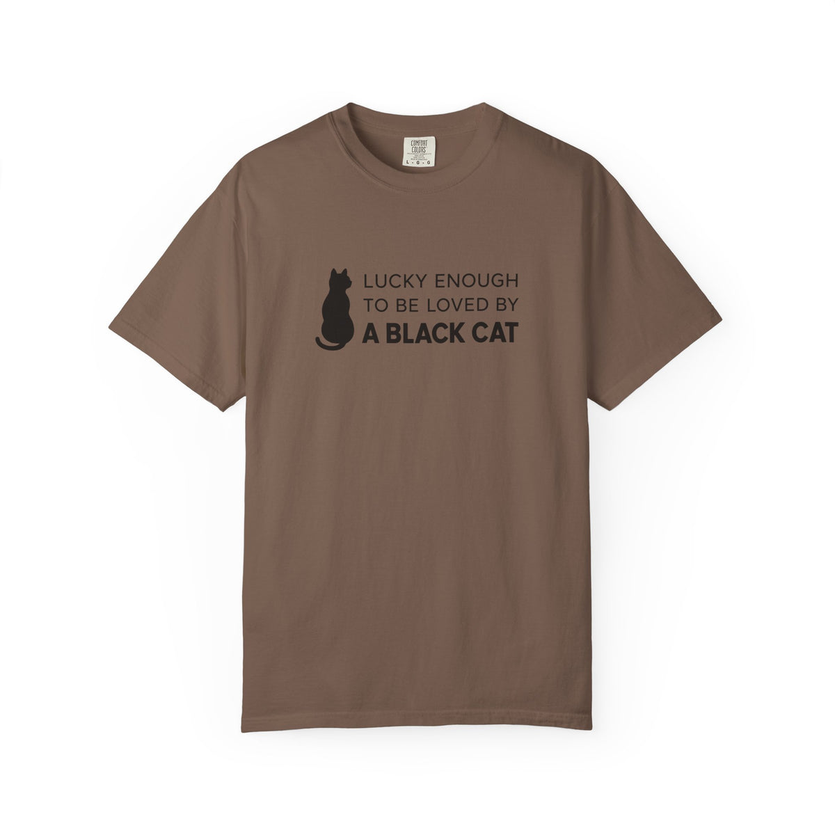 Lucky Enough to Be Loved by a Black Cat T-Shirt