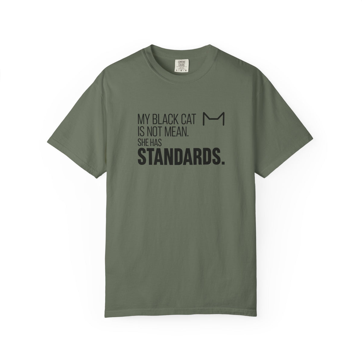 My Black Cat Has Standards T-Shirt