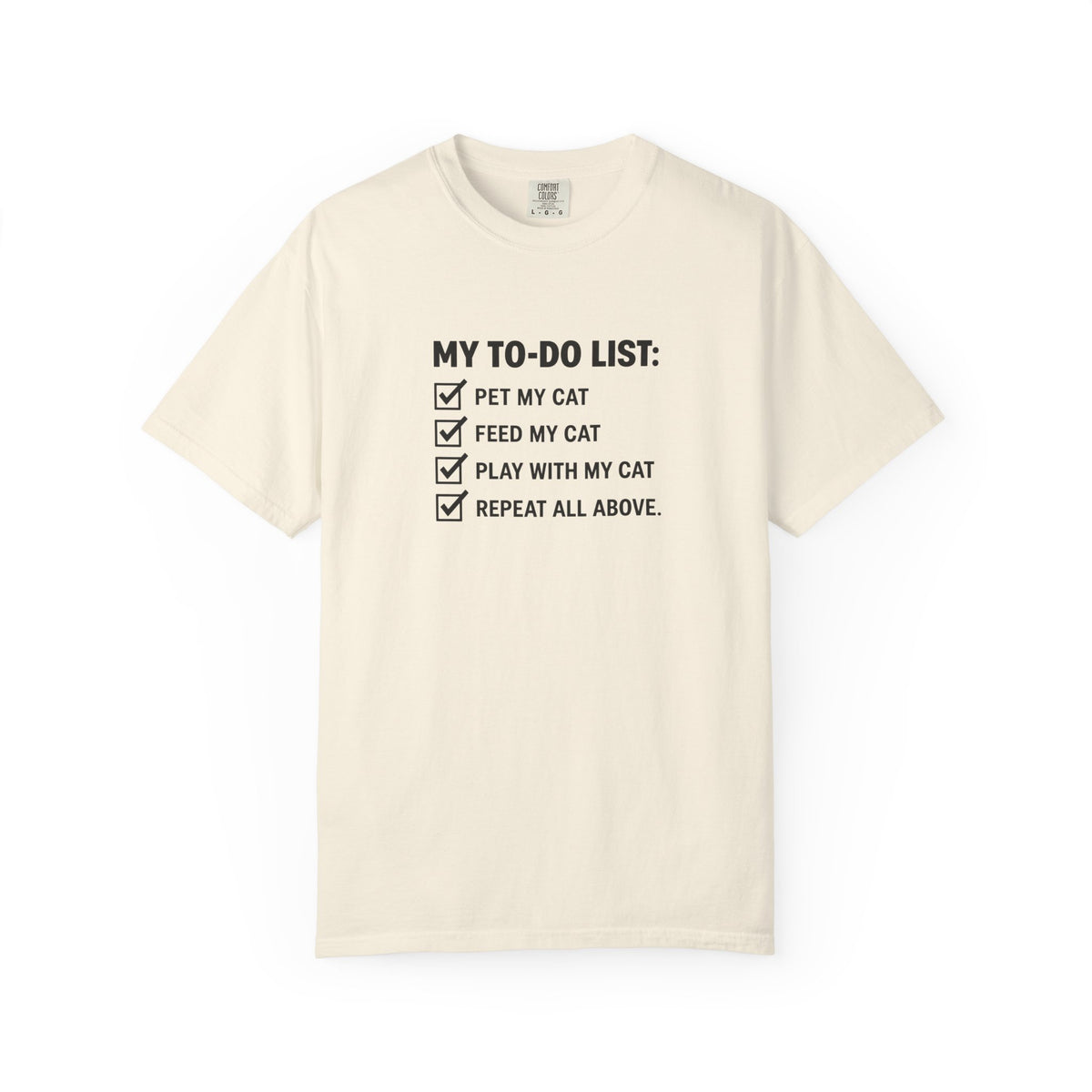 My To-Do List Cat T-Shirt