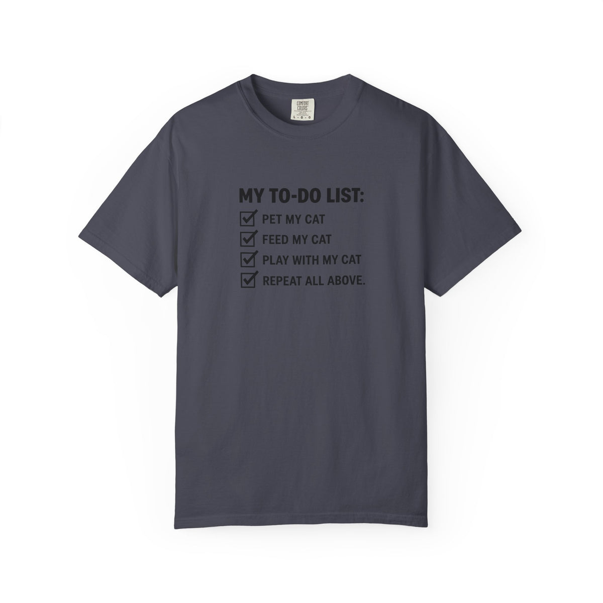 My To-Do List Cat T-Shirt