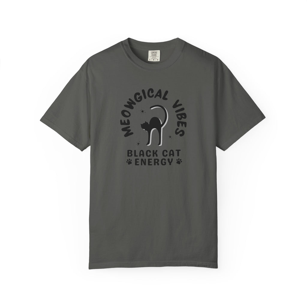 Gray t-shirt with a toy poodle graphic and text on a white background