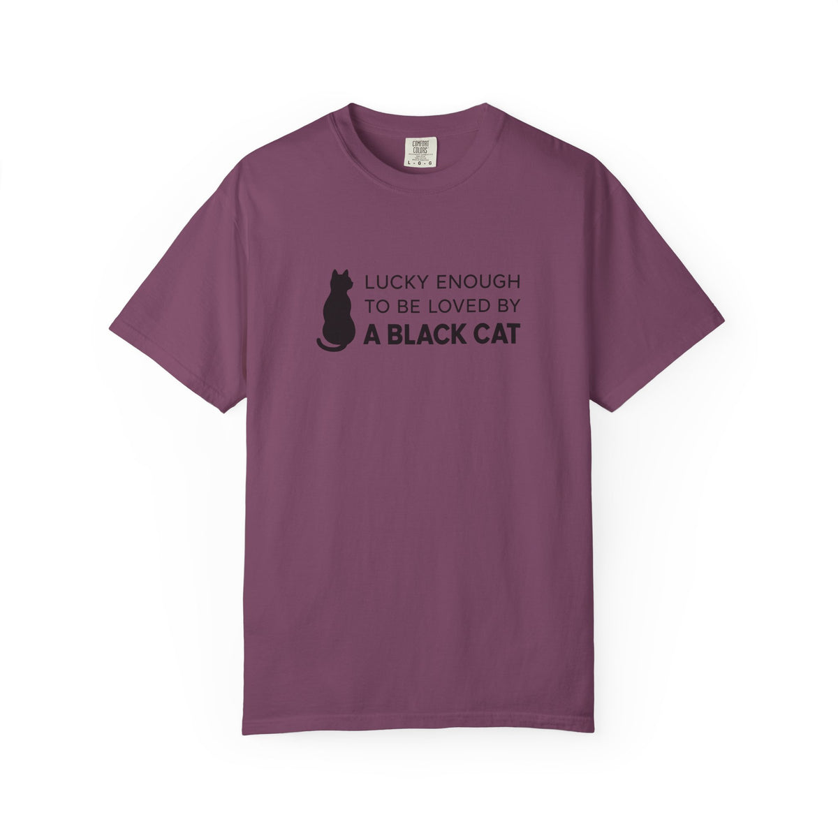 Lucky Enough to Be Loved by a Black Cat T-Shirt