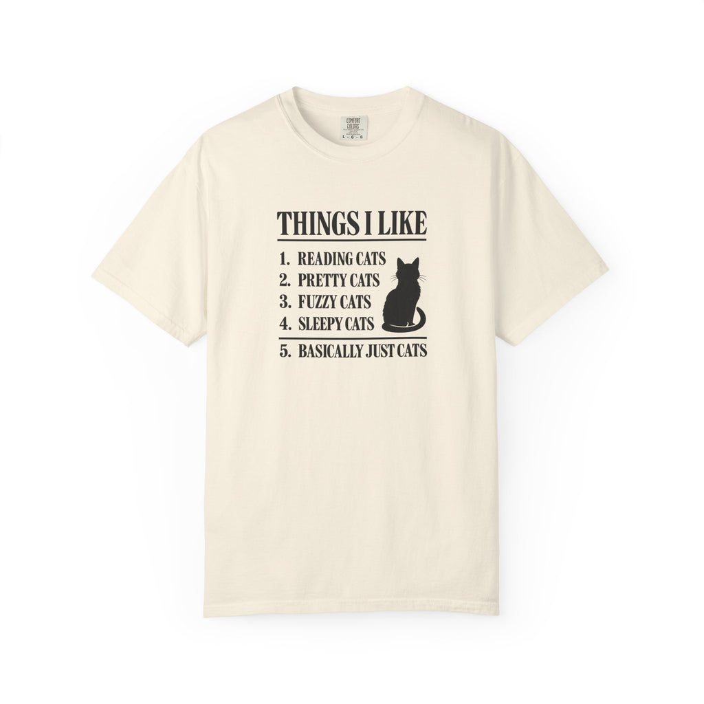 Things I Like: Basically Just Cats T-Shirt