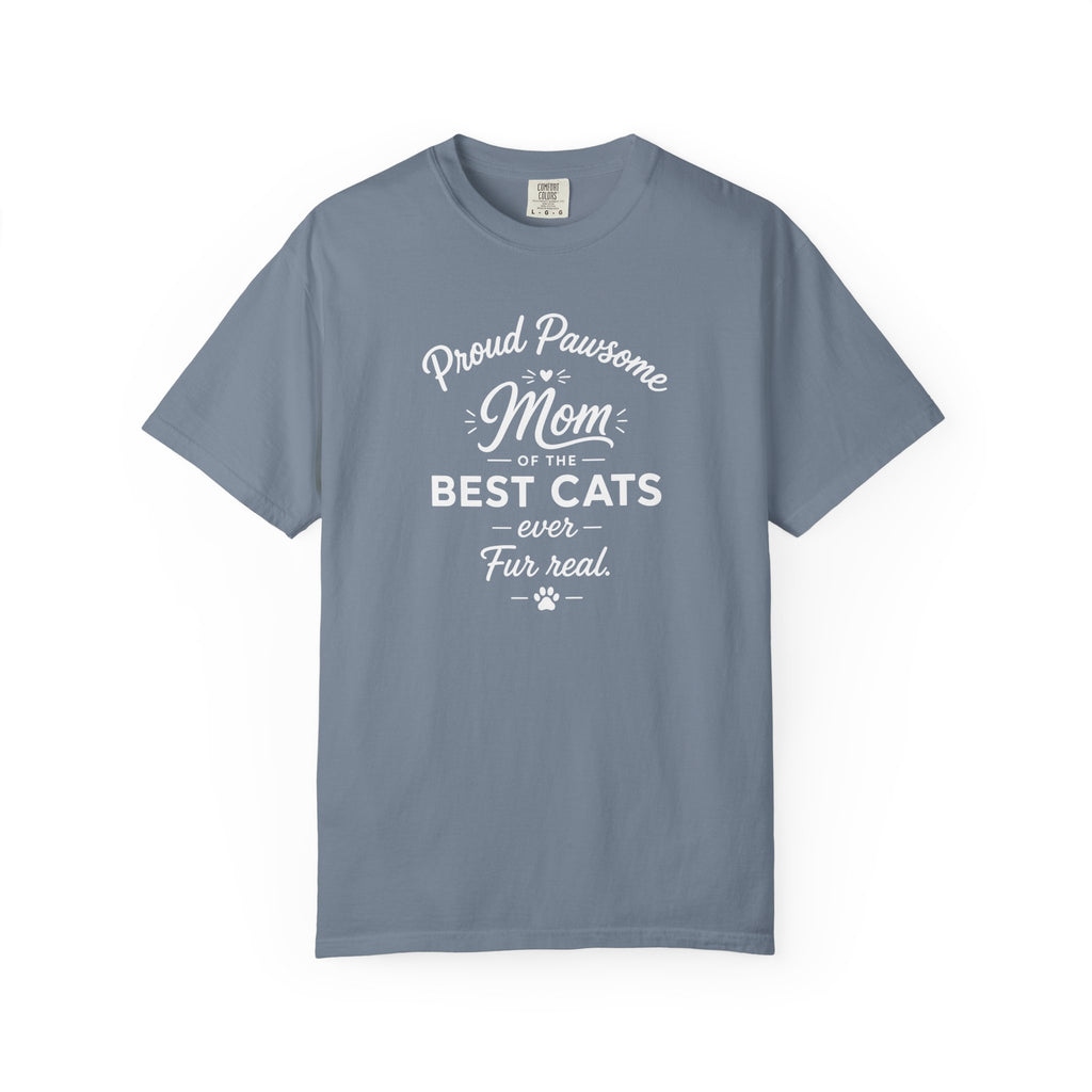 Proud Pawsome Cat Mom T-Shirt
