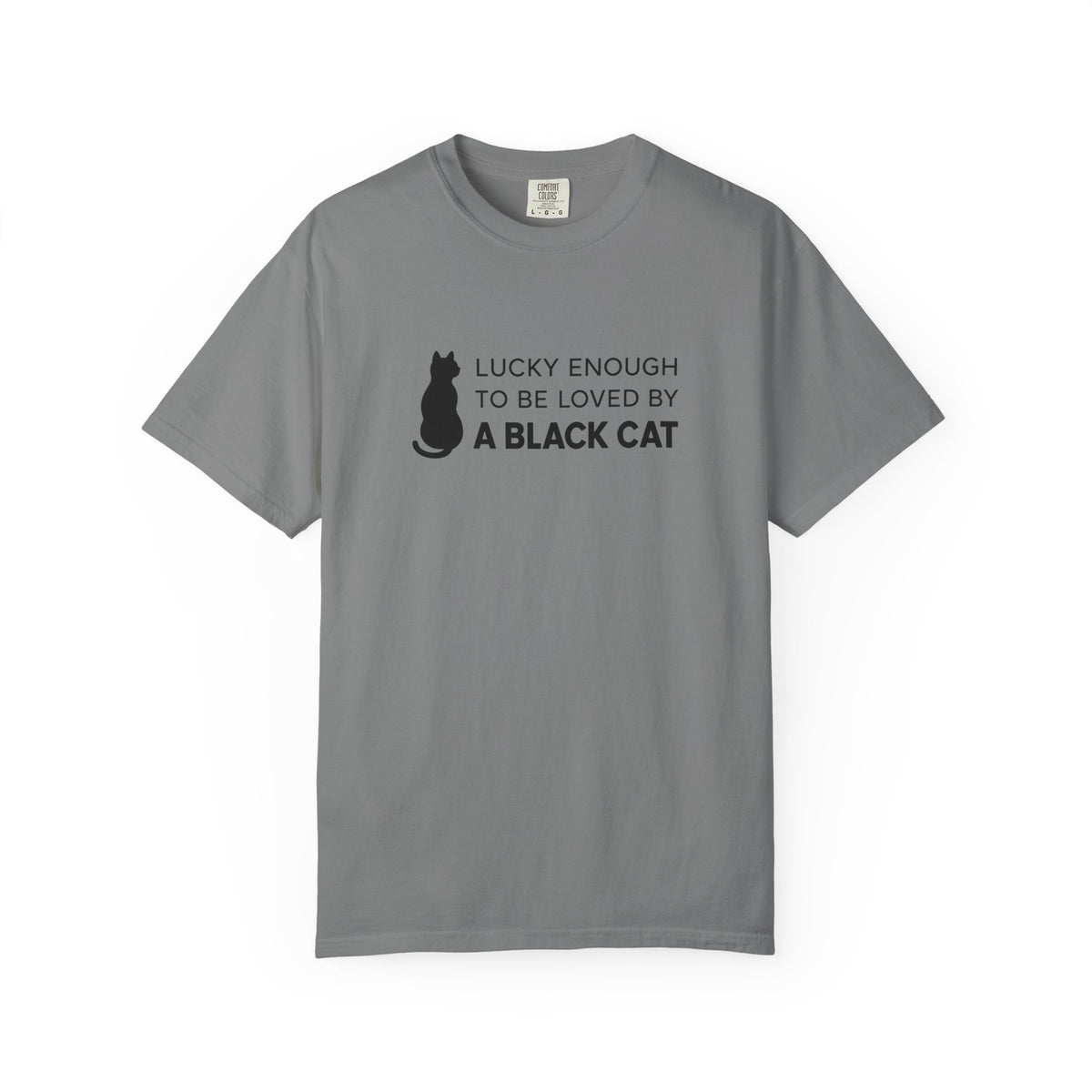 Lucky Enough to Be Loved by a Black Cat T-Shirt