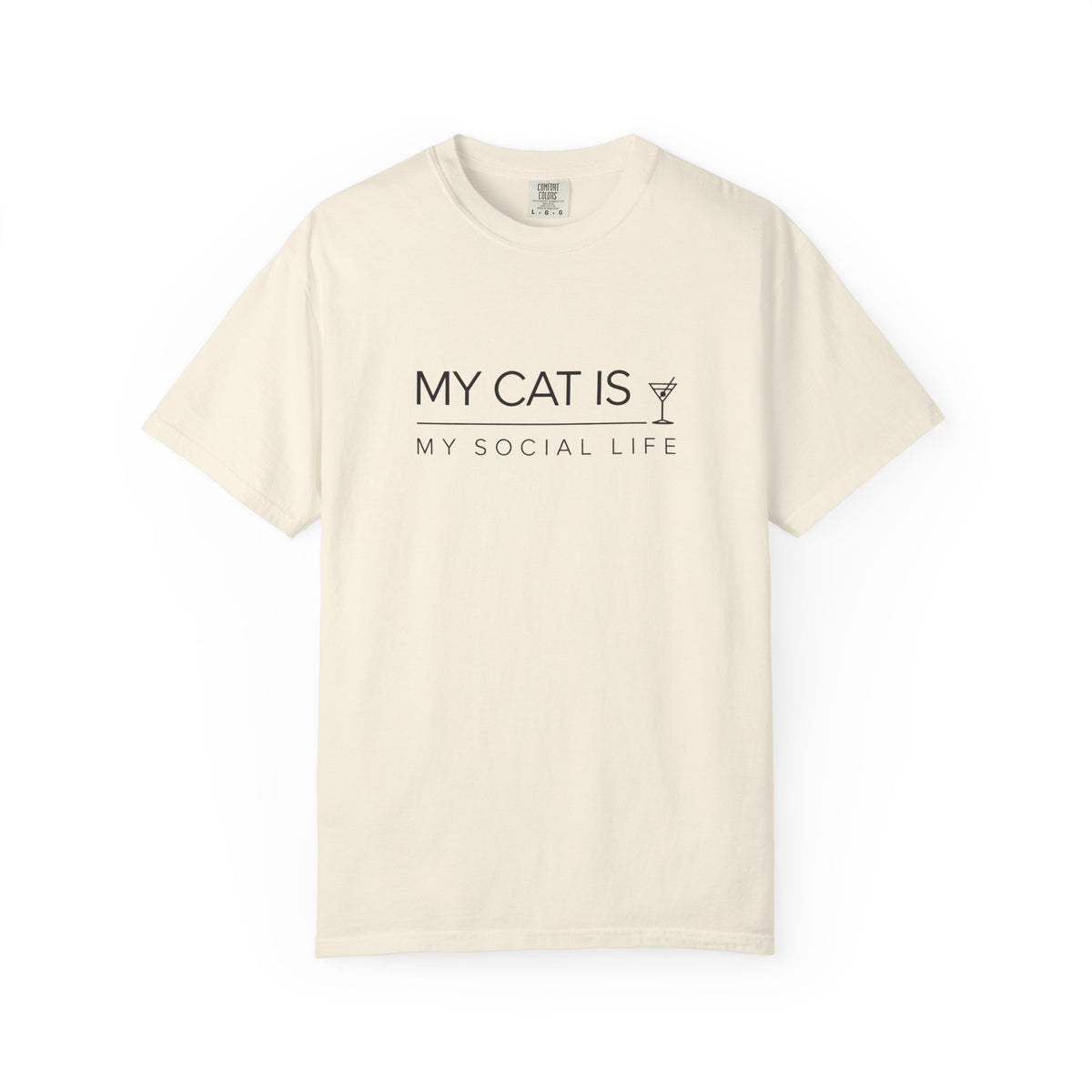 My Cat Is My Social Life T-Shirt