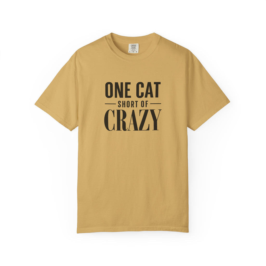 One Cat Short of Crazy T-Shirt