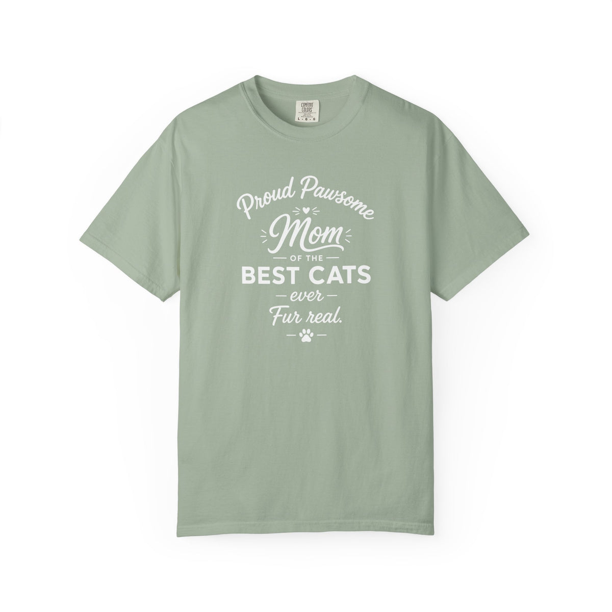 Proud Pawsome Cat Mom T-Shirt